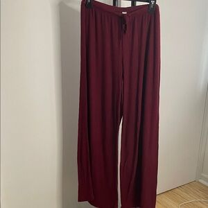 New Auden Dark Red PJ/ Lounge Pants size L